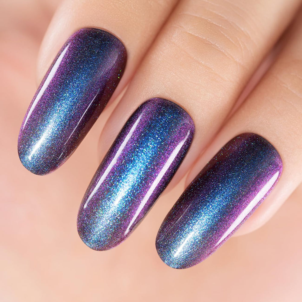 RARJSM color swatch fan displaying dark blue to purple transitions clearly