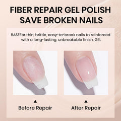 RARJSM cured nail showing smooth clear finish and durable strengthened tip