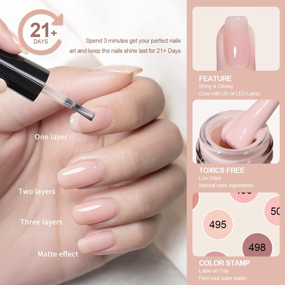 RARJSM finished French manicure using sheer tones for a natural elegant look