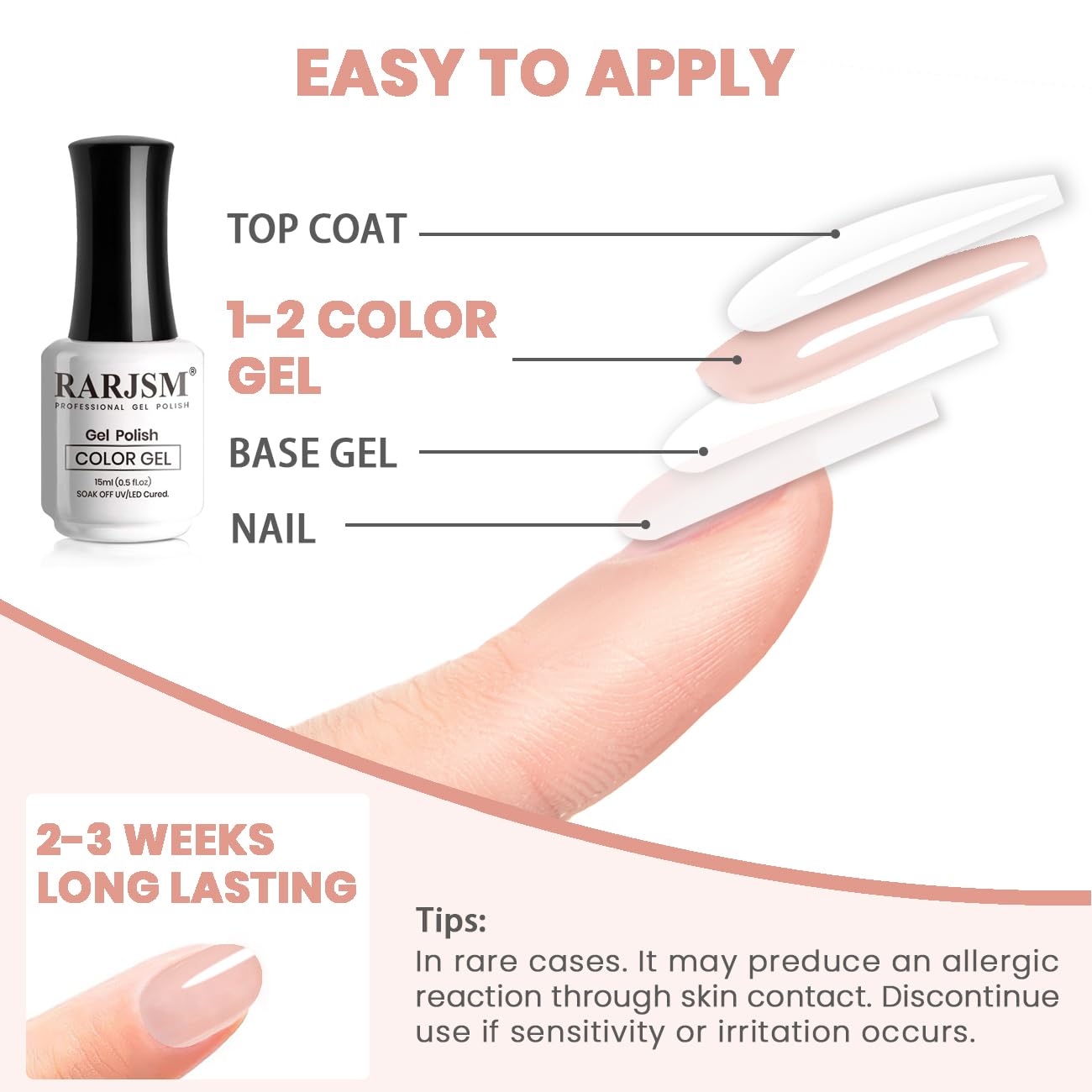 RARJSM French manicure example showing versatile neutral for classic looks
