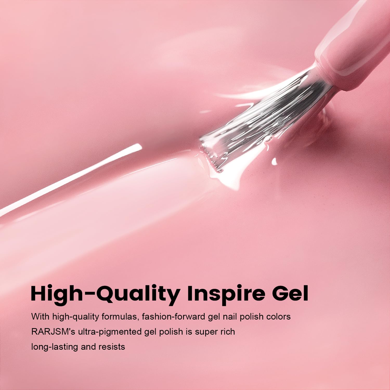 RARJSM used in a French manicure illustrating natural polished look