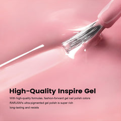 RARJSM used in a French manicure illustrating natural polished look