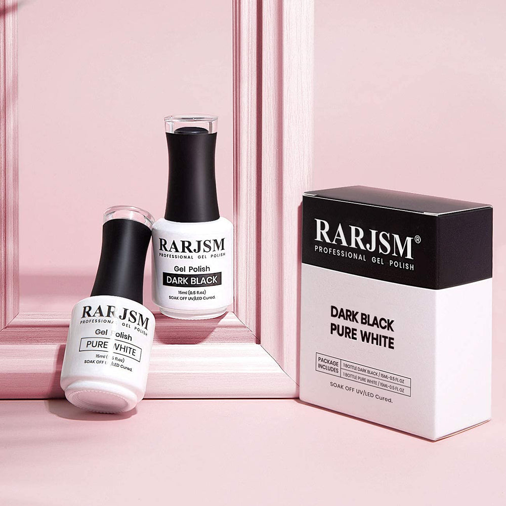 RARJSM French manicure in use demonstrating clean tips and salon-style cured shine