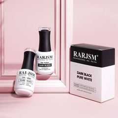 RARJSM French manicure in use demonstrating clean tips and salon-style cured shine