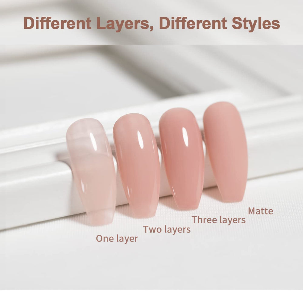RARJSM French manicure on hands demonstrating natural nude look and elegance