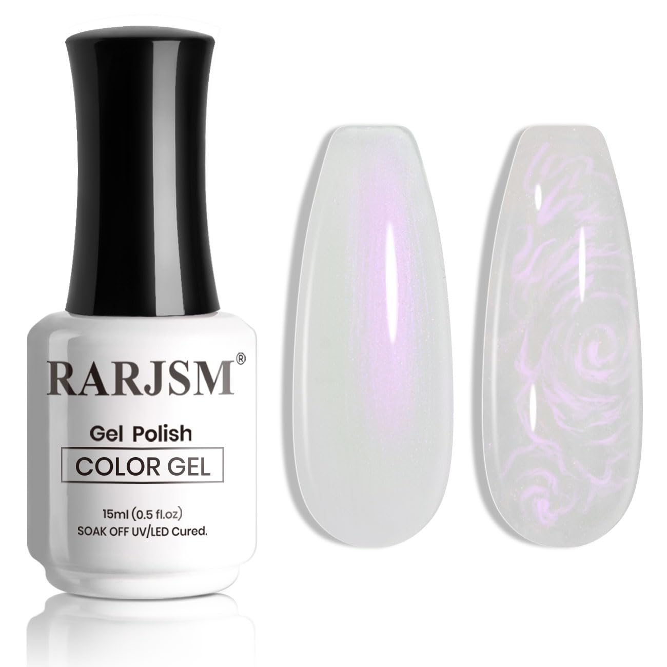 RARJSM front bottle 15ml showing pearlescent shine and compact size benefit