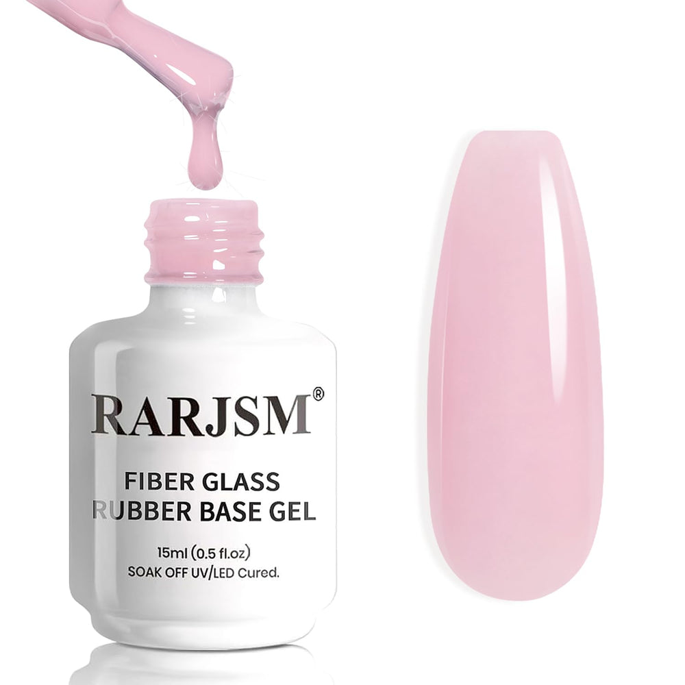 RARJSM front bottle shot showing nude amber pink gel and professional packaging benefit