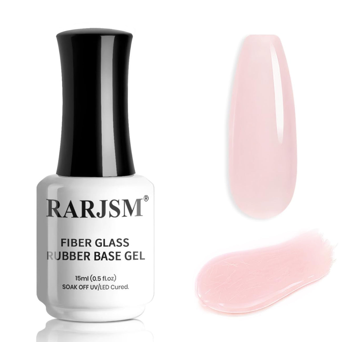 RARJSM front bottle showing label and pale pink gel for clear identification and quick choice