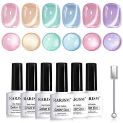 RARJSM front packaging showing six reflective gel bottles and magnet, professional finish