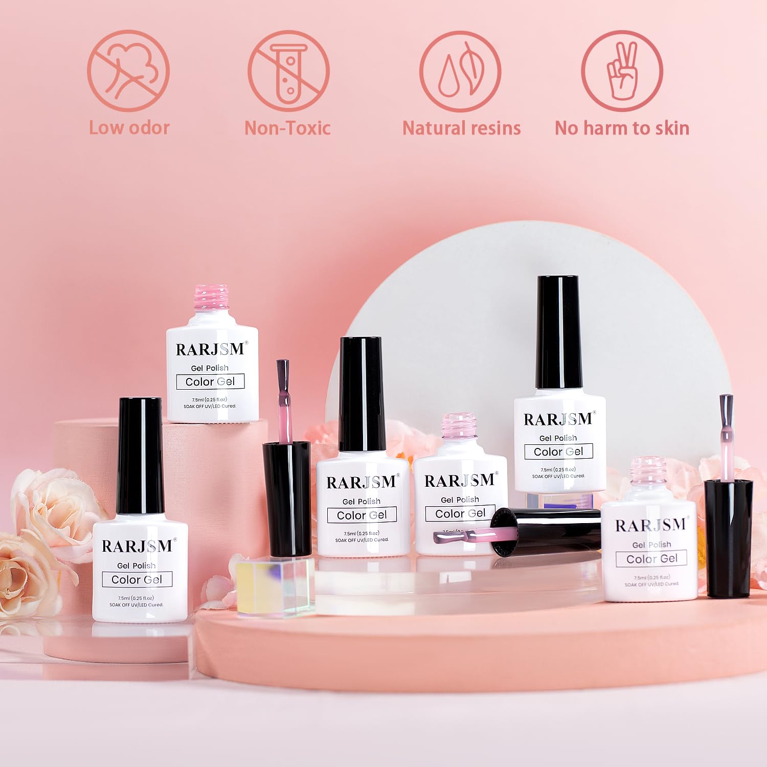 RARJSM hand model with french manicure showcasing salon quality result