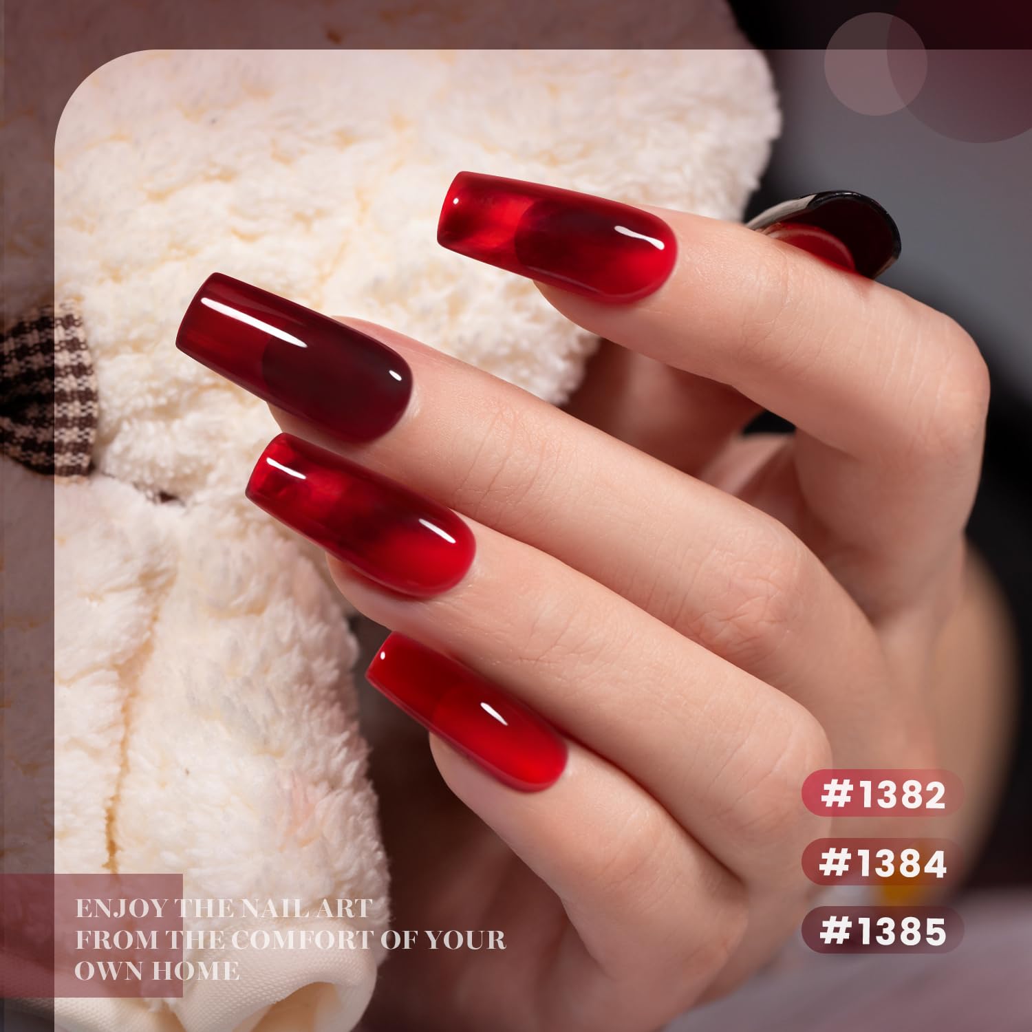 RARJSM technician applying gel polish in salon for durable manicure results