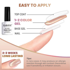 RARJSM in-salon application showing technician using magnet for a crisp cat-eye effect