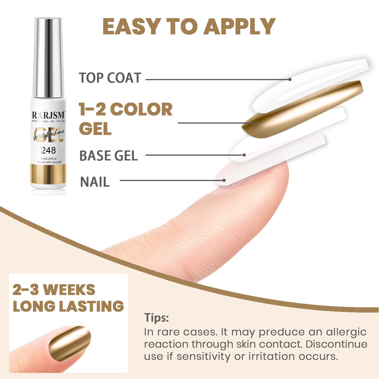 RARJSM artist using brush to draw French tip demonstrating ease and accuracy