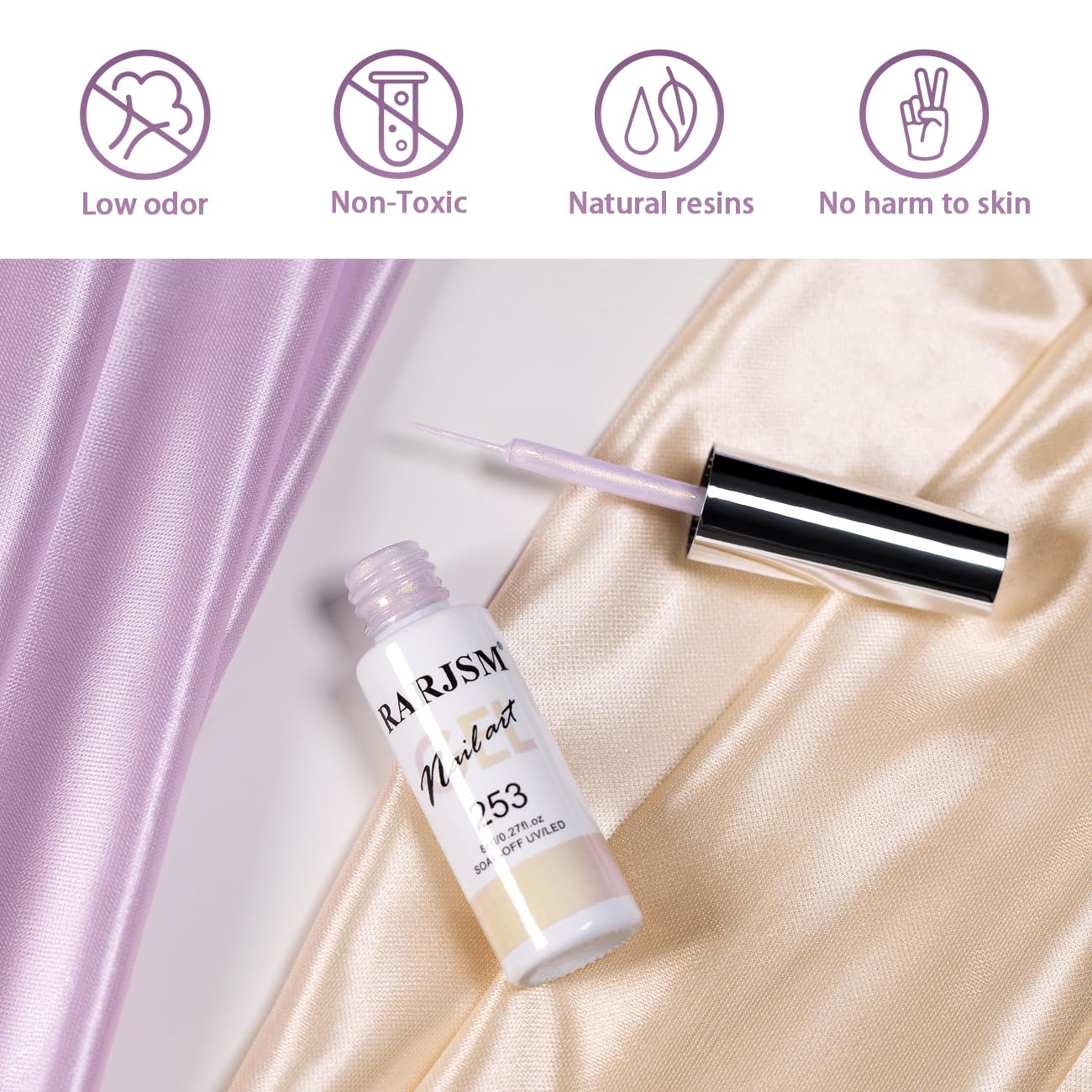 RARJSM built-in thin brush detail enabling precise striping and easy control