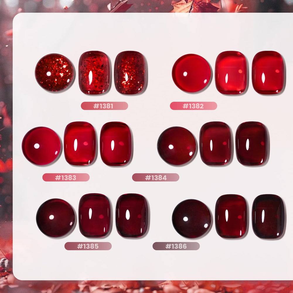 RARJSM layered stained-glass nail showcasing depth and luminous effect