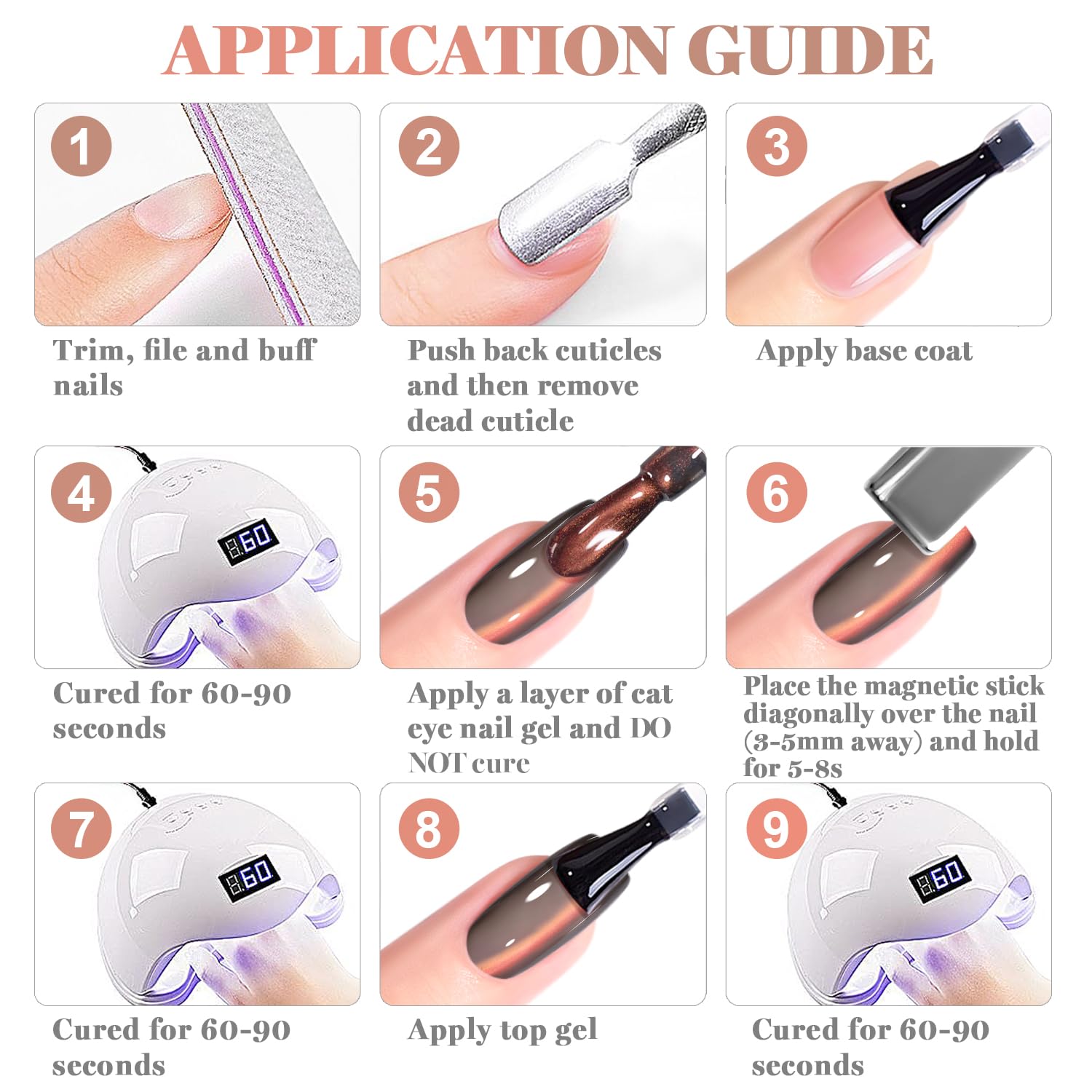 RARJSM at-home salon scene with cured nails showing long-lasting glossy finish