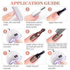 RARJSM at-home salon scene with cured nails showing long-lasting glossy finish