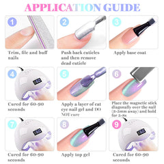 RARJSM finished manicure in lifestyle setting showing wearable iridescent polish