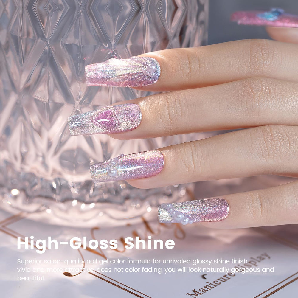 RARJSM magnetic stick demonstrating cat eye technique for precise shimmering lines