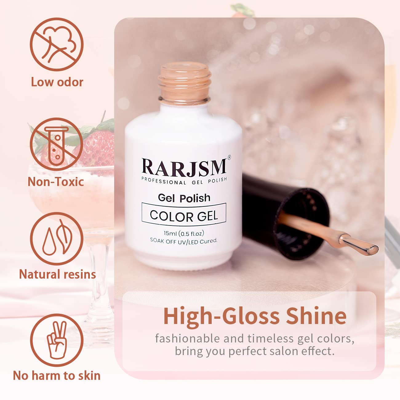 RARJSM French manicure example highlighting clean natural-looking tips