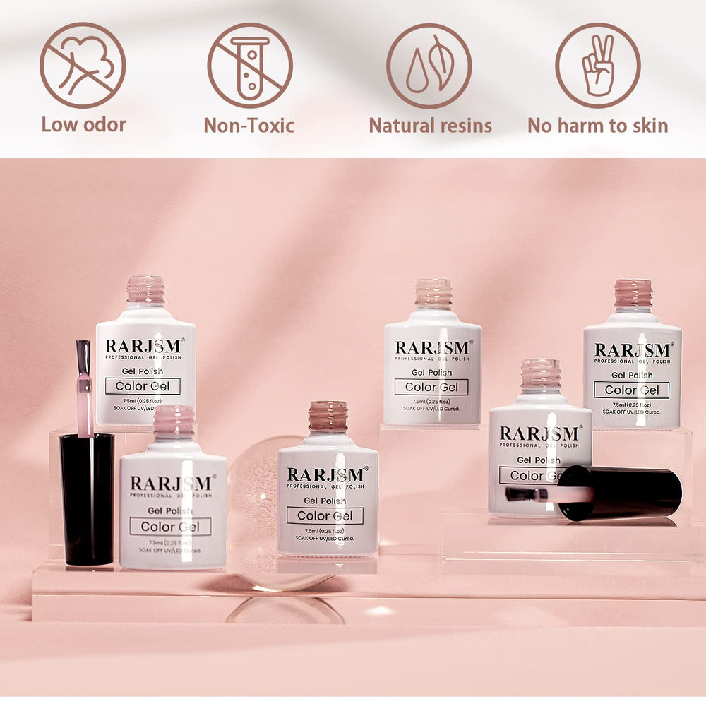 RARJSM hand applying gel polish under LED lamp demonstrating at-home salon convenience