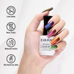 RARJSM on-salon hand under lamp demonstrating curing and vibrant finish