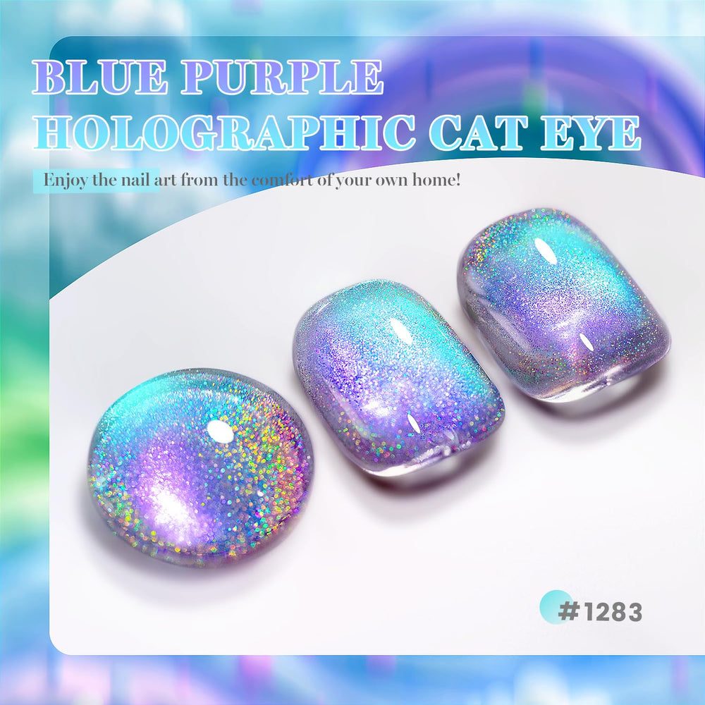 RARJSM on a model hand showing finished cat eye nails for wearable style
