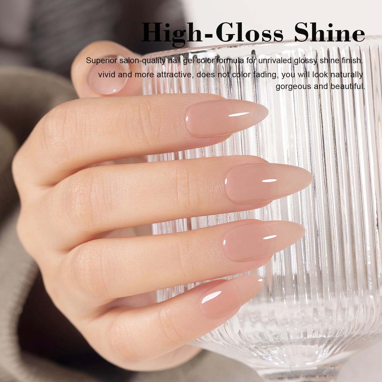 RARJSM nail swatches on tips illustrating buildable coverage and color options