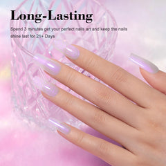 RARJSM nail tip swatch purple shift demonstrating visible color-change benefit