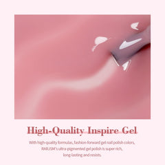 RARJSM on hand lifestyle shot showing flattering nude manicure benefit