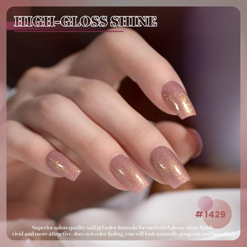 RARJSM on-finger swatch showing wearable nude shimmer benefit