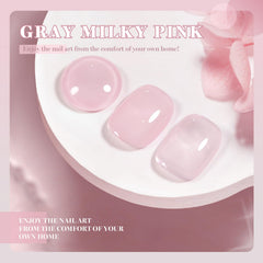 RARJSM on natural nails creating a subtle French manicure with long-lasting shine