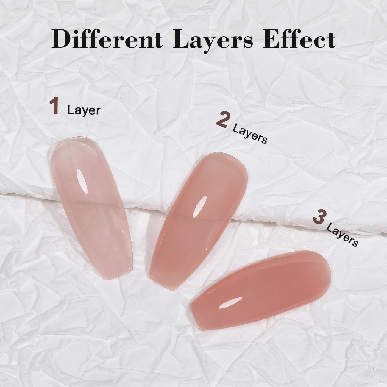 RARJSM used in a French manicure example showing versatile layering and polish control