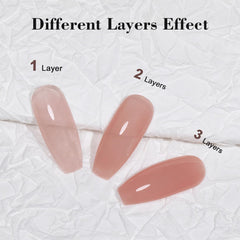 RARJSM used in a French manicure example showing versatile layering and polish control