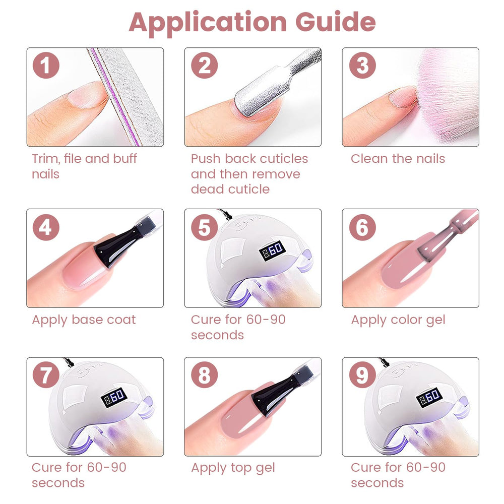 RARJSM technician applying gel in salon showing professional-quality results