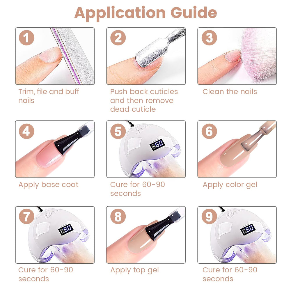 RARJSM salon scene with technician curing nails demonstrating professional reliability benefit