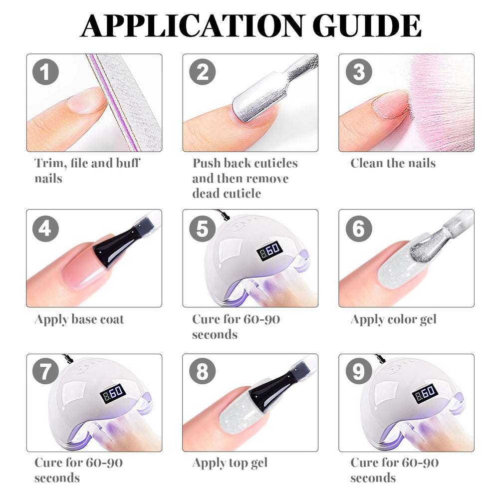 RARJSM salon manicure scene illustrating professional long-lasting sparkle