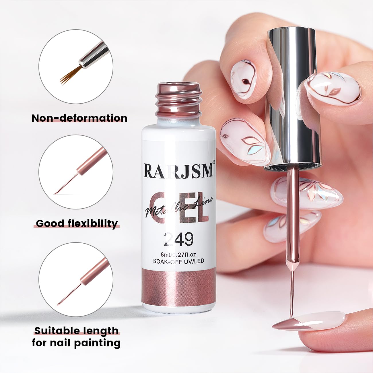 RARJSM 8ml bottle next to a coin for scale and compact travel-friendly benefit