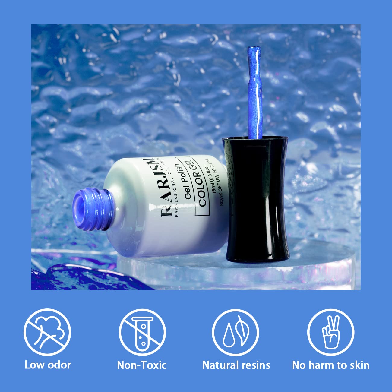RARJSM 15ml bottle next to coin for size reference and easy storage
