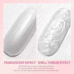 RARJSM scale comparison with 7.5ml bottle illustrating compact salon-size convenience