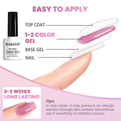 RARJSM bottles in hand for scale demonstrating compact salon-ready size benefit