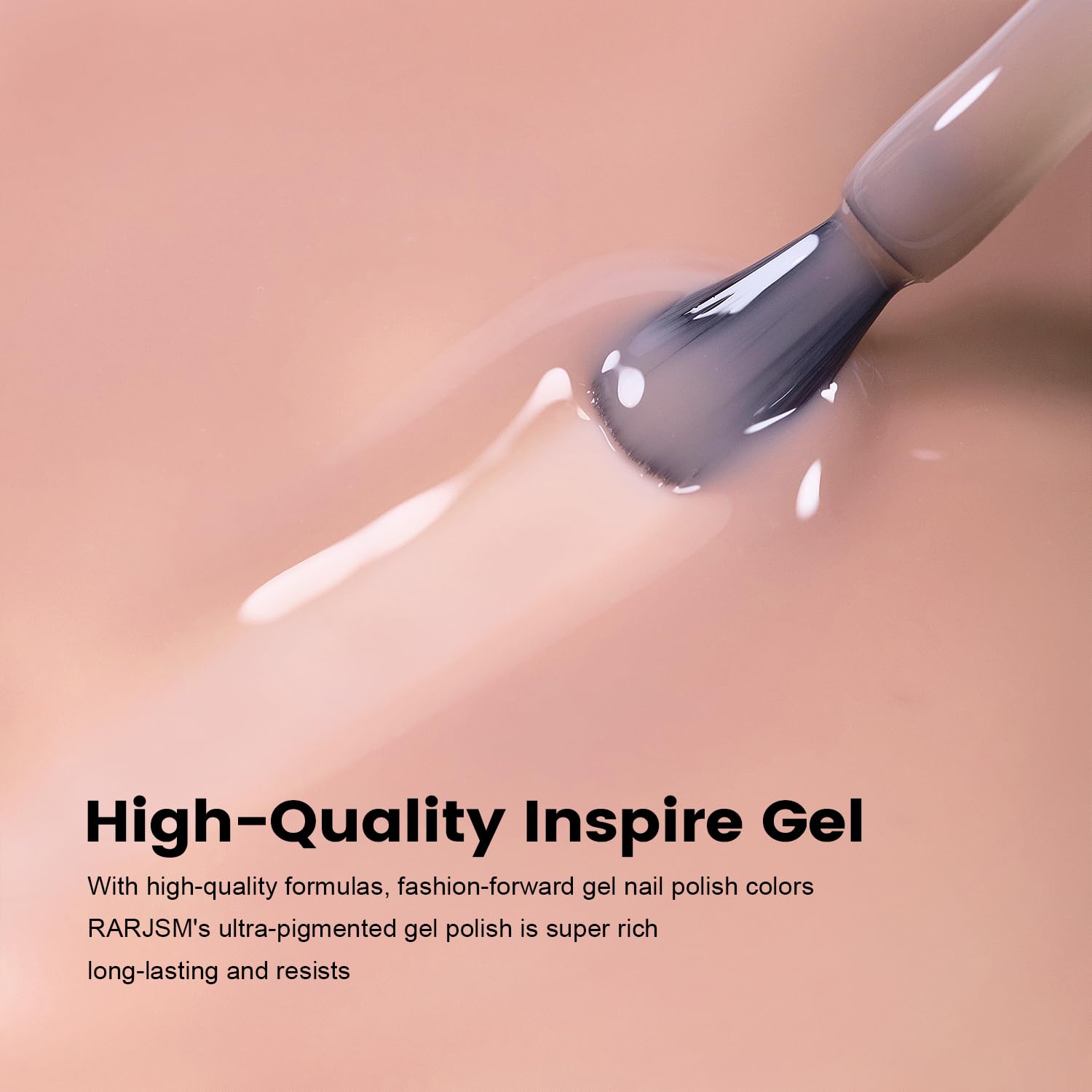 RARJSM 15ml bottle next to common items showing volume advantage for multiple manicures