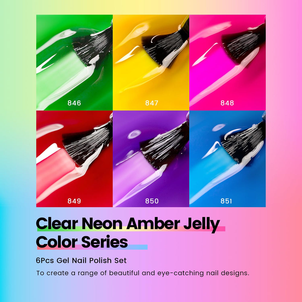 RARJSM swatches on fingers demonstrating vibrant summer jelly finish