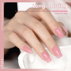 RARJSM swatch on fingers showing sheer to opaque buildable finish