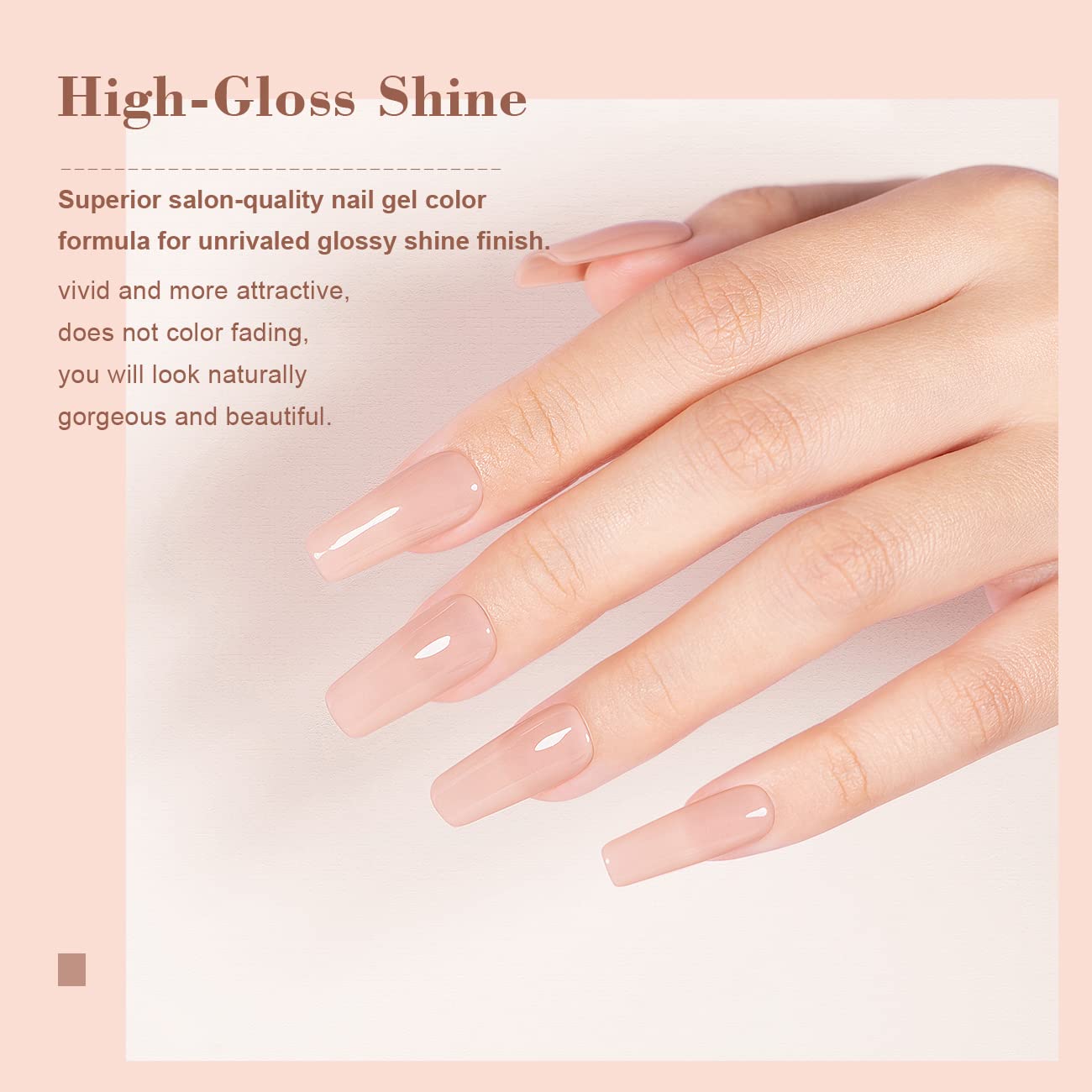 RARJSM swatch on nail tip showing sheer pink tone and versatile finish