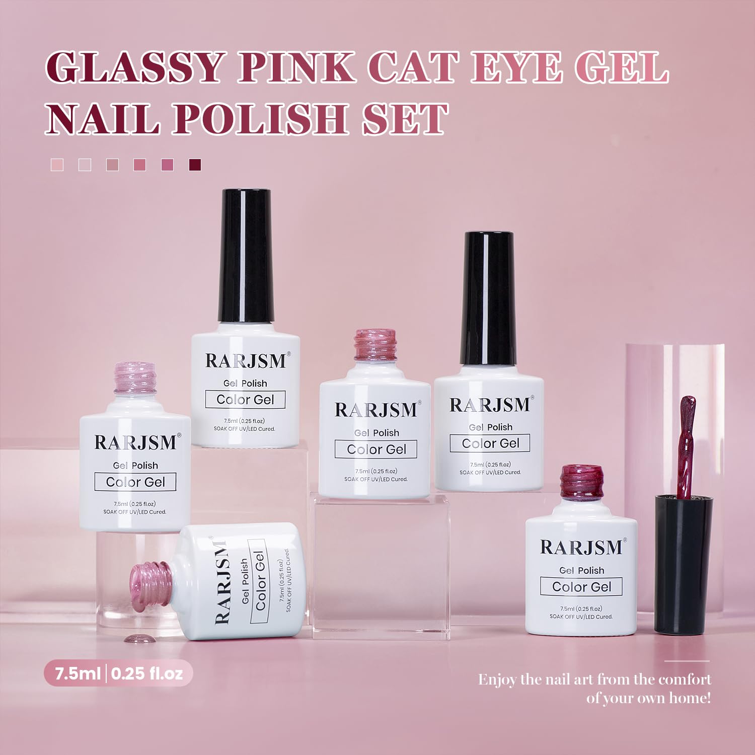 RARJSM texture close-up of jelly glossy surface highlighting smooth, luminous finish