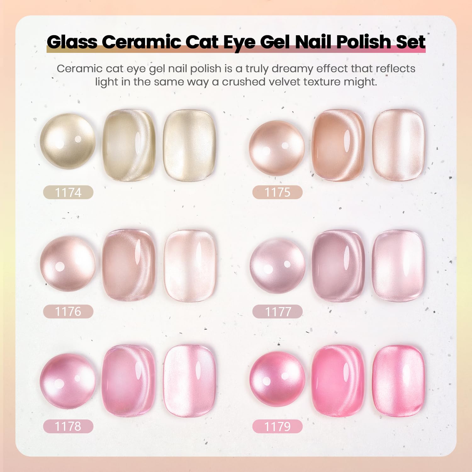 RARJSM glass-effect texture close-up highlighting reflective magnetic shimmer pigments