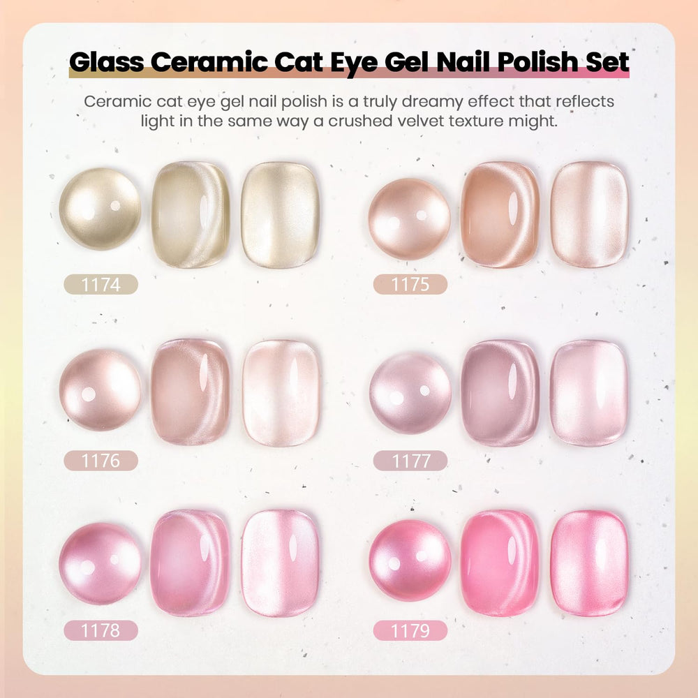 RARJSM glass-effect texture close-up highlighting reflective magnetic shimmer pigments