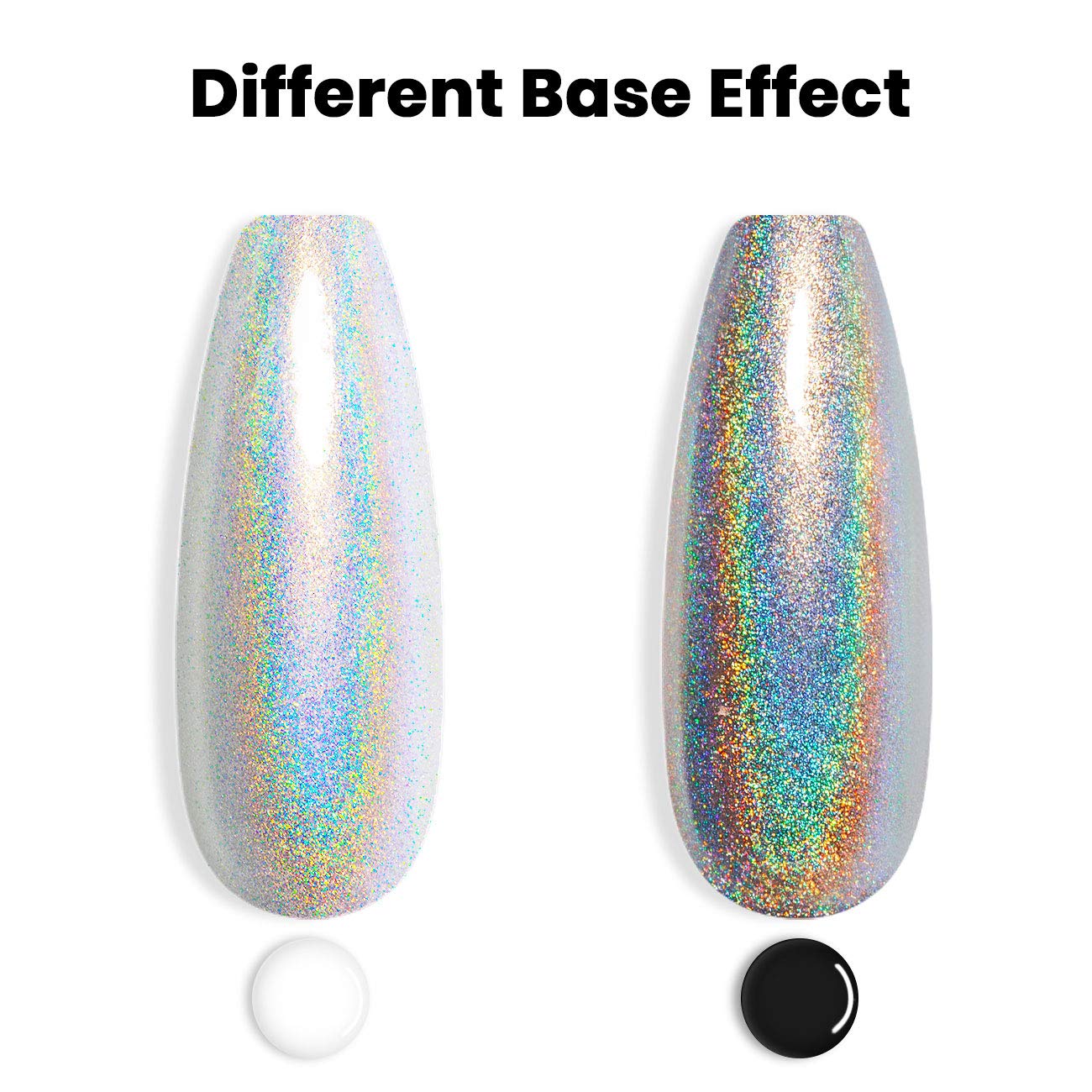 RARJSM macro texture of glitter pigment highlighting rainbow-reflective particles