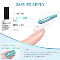 RARJSM finished nail close-up showing glossy top coat and chip resistance